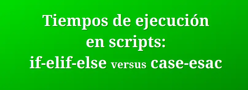if-elif versus case