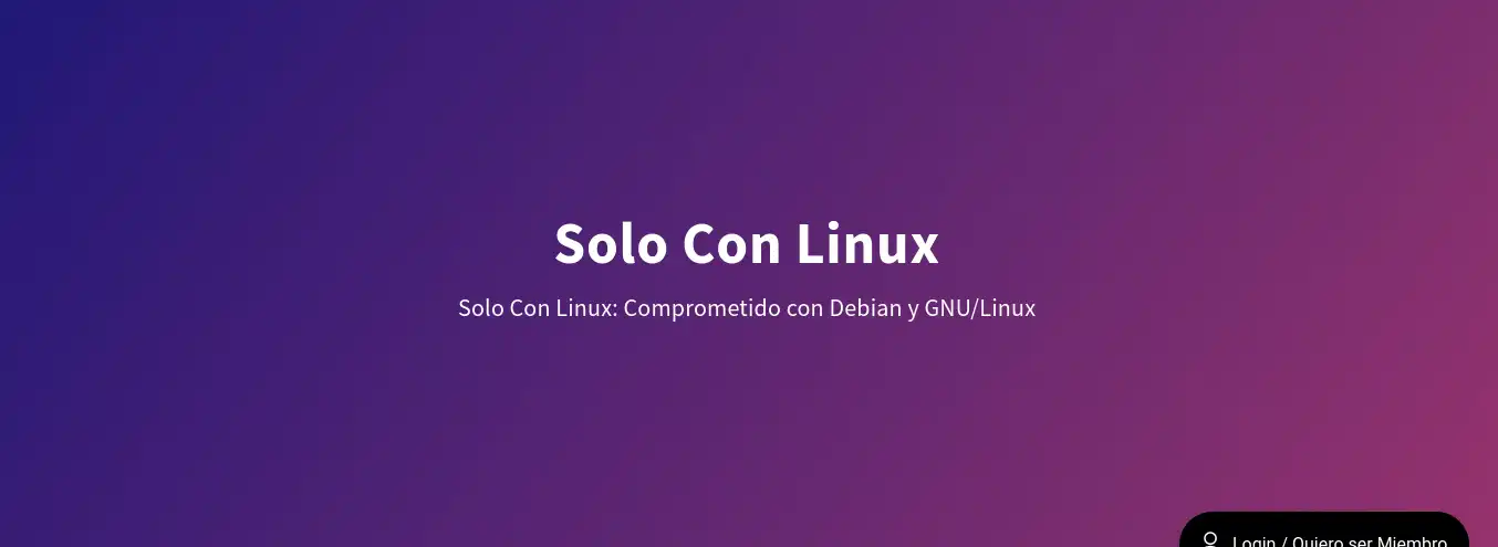 Indice de SoloConLinux