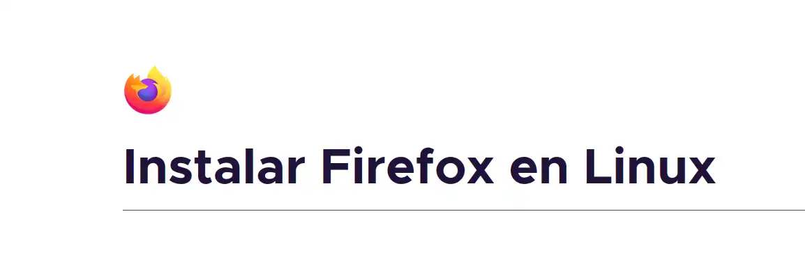 Repositorio oficial Firefox