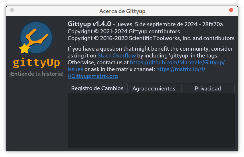 Gittyup: Cliente gráfico para GIT