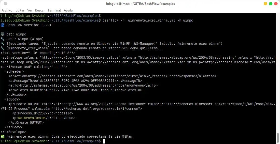 WinRM y WS-Management. Automatizar Windows desde Linux