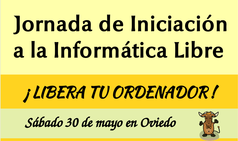 Oviedo: Jornada de iniciación a la informática libre - 30 Mayo 2026
