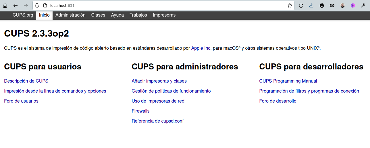 CUPS Common Unix Printing System